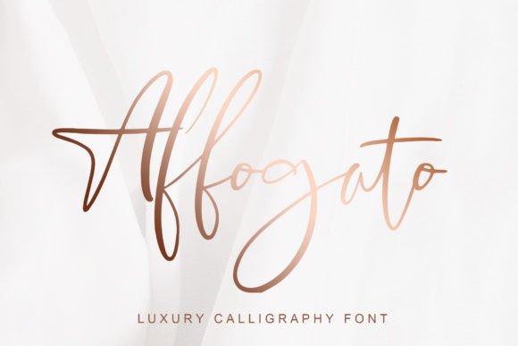 Affogato: A Script Font for Timeless Editorial Design