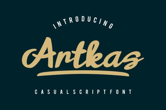 Artkas: A Bold Script Font for Modern Web Design