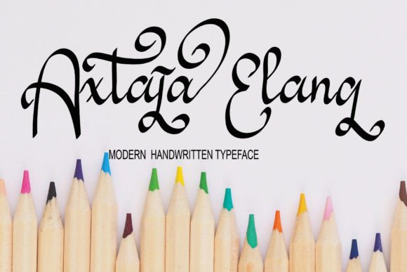 Axtaja Elang: A Script Font That Adds Personality to Branding Projects