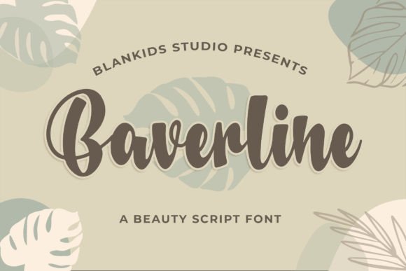 Baverline Script Font: A Modern Elegance for Designers