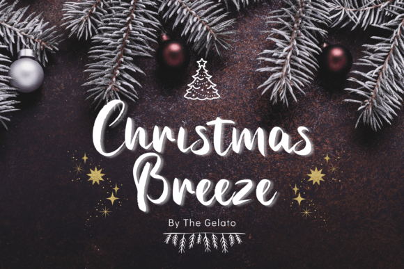 Christmas Breeze Font: A Joyful Handwritten Script for Holiday Makers