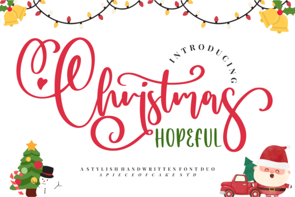 Christmas Hopeful Duo: A Font That Elevates Branding with Elegance