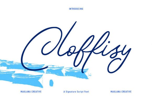 Cloffisy: A Casual Modern Script Font for Handmade Brands