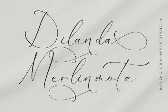 Dilanda Merlinmota: A Luxury Script Font for High-Impact Branding