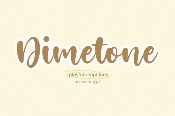 Dimetone: A Warm, Handwritten Script Font for Real Branding Projects