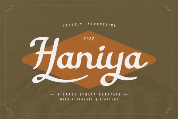 Discover Haniya: The Script Handwritten Font That Elevates Your Brand