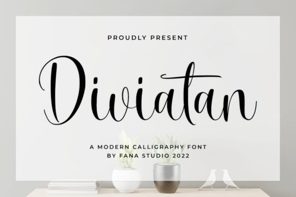 Diviatan: A Dainty Script Font for Elegant Brand Identity