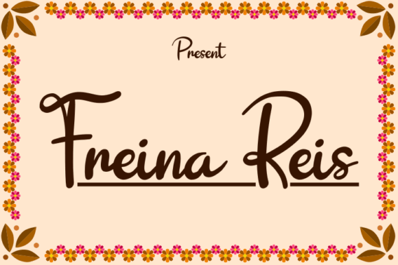 Freina Reis: A Modern Script Font for Editorial Design