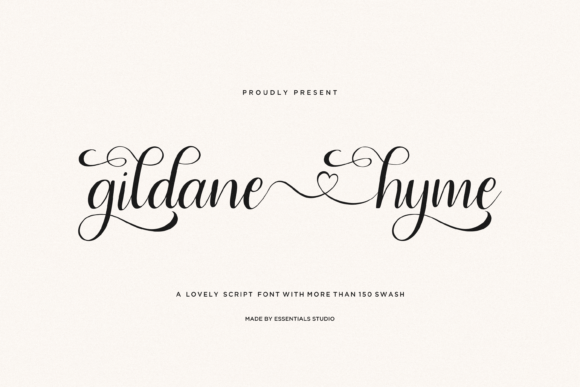 Gildane Hyme: A Dazzling Script Font for Elegant Digital Branding