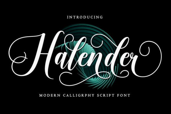 Halender: Elegant Script Font for Premium Brand Identity