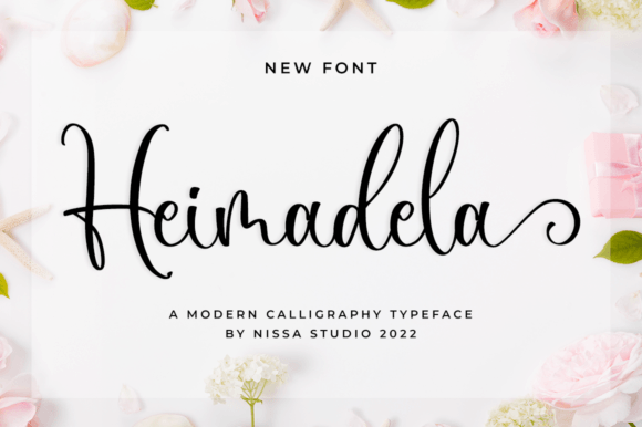 Heimadela: A Script Font for Elegance and Digital Refinement