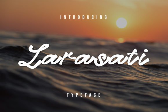 Larasati: A Stylish Handwritten Script Font for Digital Branding