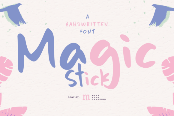 Magic Stick: A Playful Script Handwritten Font for Editorial Charm