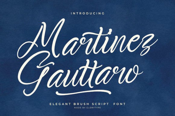 Martinez Gauttaro: Elegant Script Font for Small Business Branding