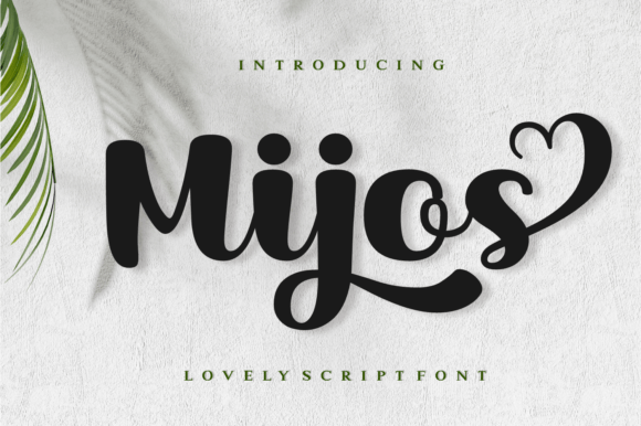 Mijos: A Bold Handwritten Script Font for Editorial Design