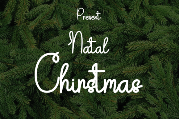 Natal Chirstmas: A Modern Script Typeface for Elegant Editorial Design