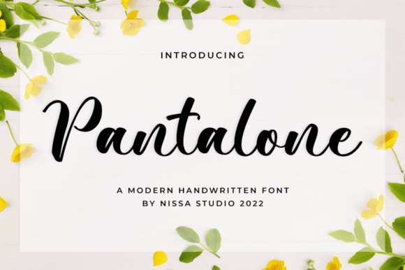 Pantalone Font for Elegant Branding and Handwritten Charm