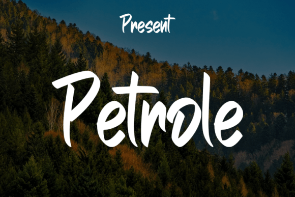 Petrole: A Modern Script Typeface for Editorial Elegance