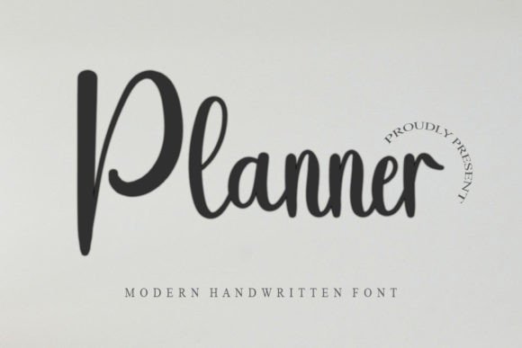 Planners: A Script Font That Elevates Your Brand
