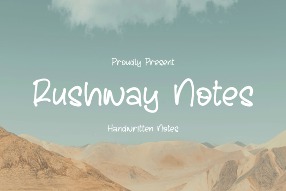 Rushway Notes – A Script Font That Elevates Branding