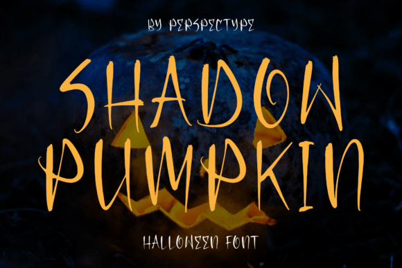 Shadow Pumpkin – A Script Handwritten Font for Creative Crafters