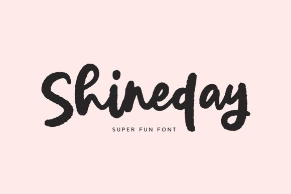 Shineday Font: A Bold Handwritten Script for Real Branding
