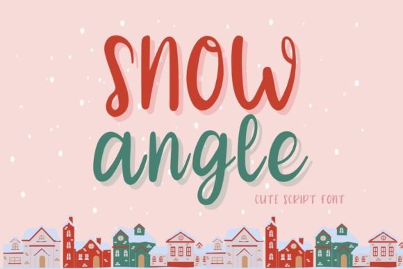 Snow Angle: A Cute Handwritten Script Font for Makers