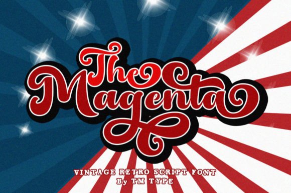 The Magenta: A Vintage Script Font for Thoughtful Editorial Design