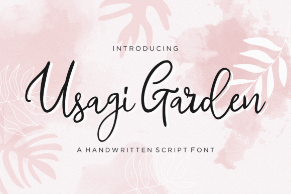 Usagi Garden: A Script Handwritten Font for Creative Branding