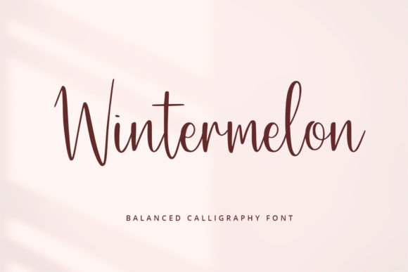 Wintermelon: A Dazzling Script Font for Elegant Brand Identity